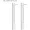 Ekena Millwork 7"W x 90"H x 2 1/4"D with 13 1/4" Attached Plinth, Fluted Pilaster (each) PIL07X90X02 - alternate 4